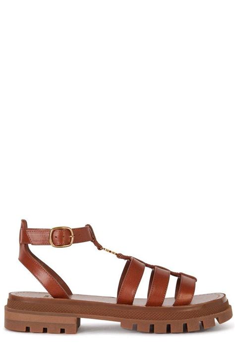 celine gladiator sandals|gladiator sandals with small heel.